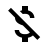 Money Sign with Line through Center